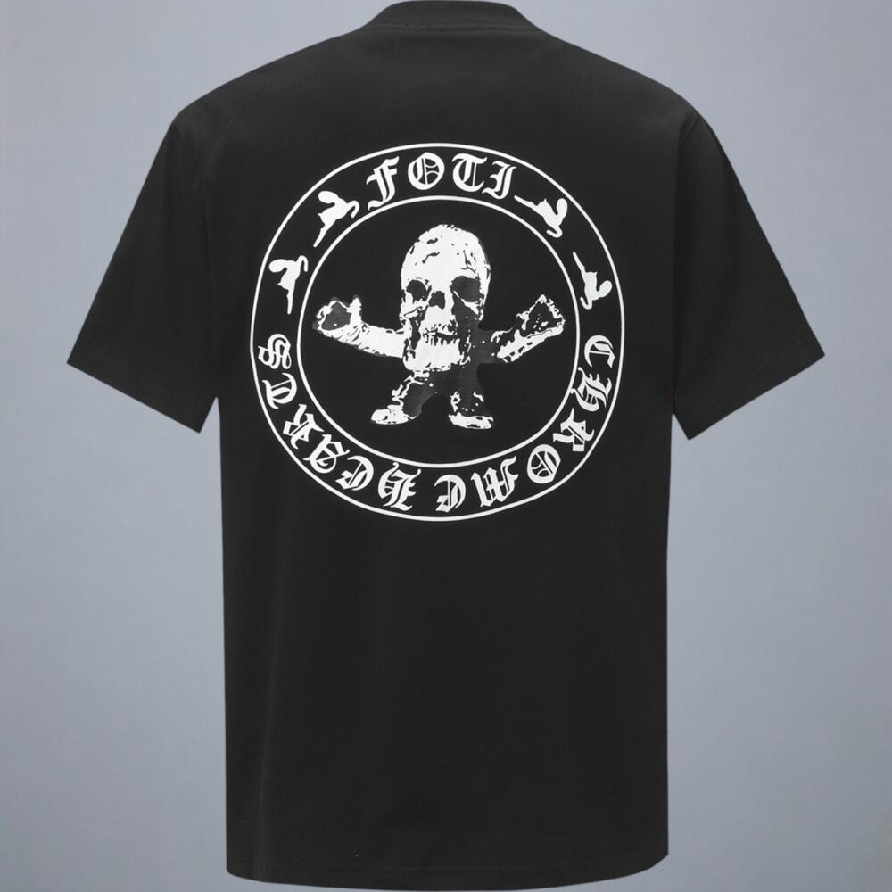 Chrome Hearts Men's Black Short Sleeve T-Shirt